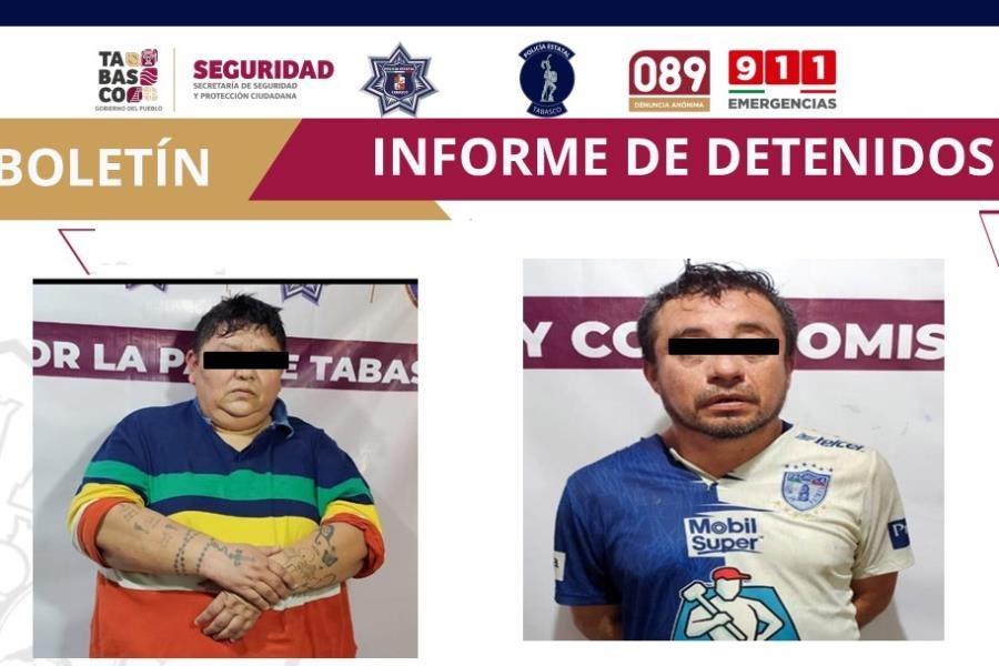 Los detienen con drogas y armas en Centro