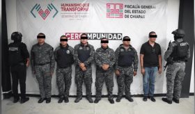 Por presunto abuso de autoridad, detienen a 6 elementos de la Fuerza Pakal en Chiapas