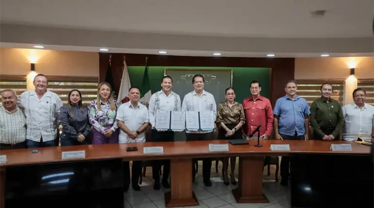 Firman Congreso local y UJAT convenio para servicio social y prácticas profesionales