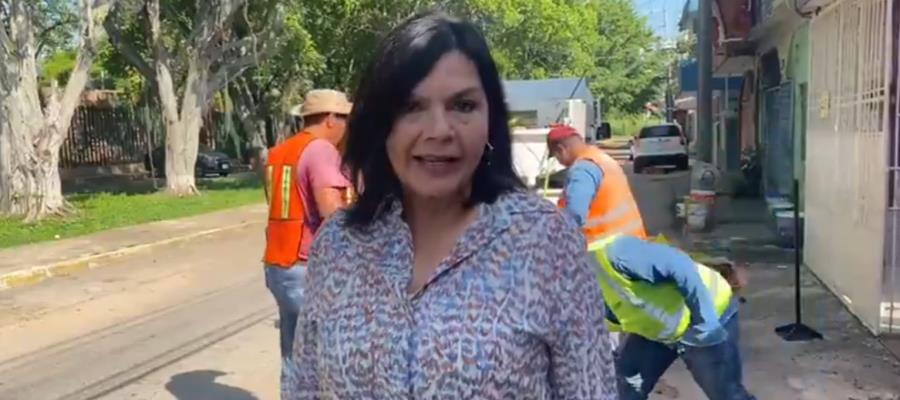 Intensificará Centro brigadas de bacheo en calles de Villahermosa