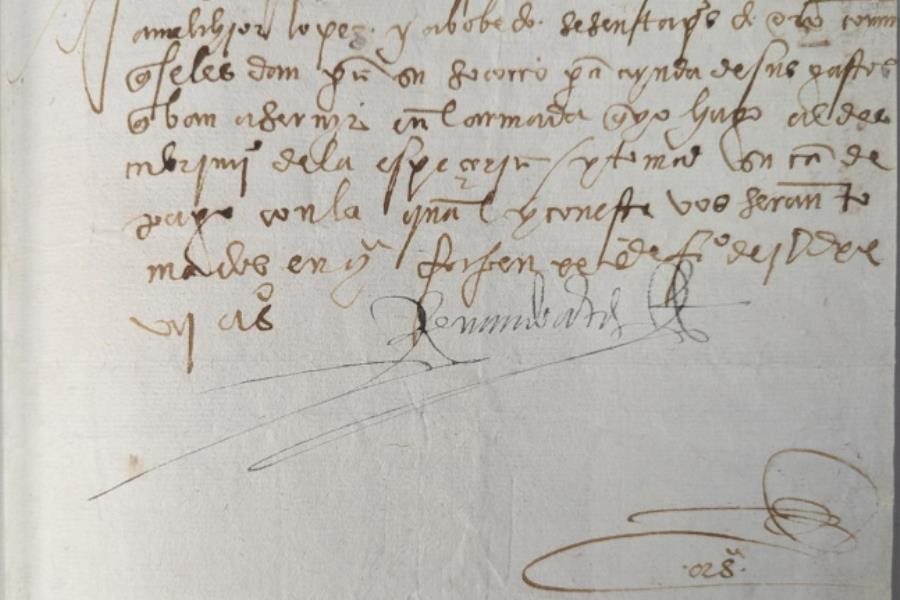 FBI regresa a México manuscrito firmado por Hernán Cortés