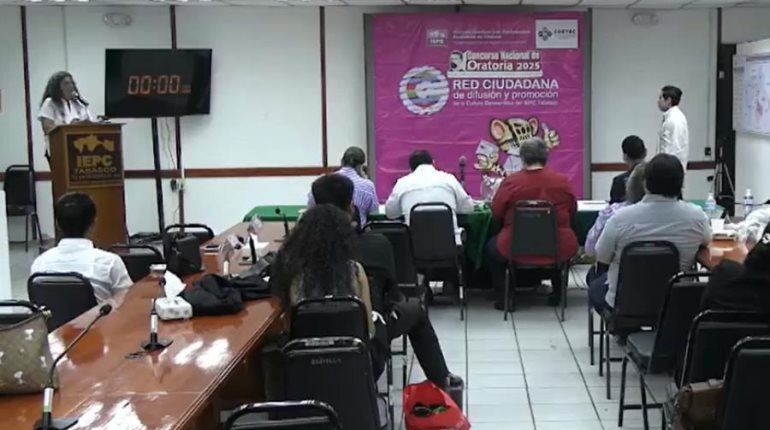 Realiza IEPC Concurso de Oratoria en su etapa estatal, finalista irán al nacional