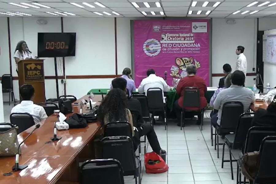 Realiza IEPC Concurso de Oratoria en su etapa estatal, finalista irán al nacional