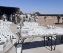 Aseguran metanfetamina sólida y líquida en bidones de refresco en Sonora