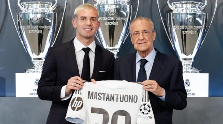 Franco Mastantuono presentado oficialmente con el Real Madrid y elogia a Messi