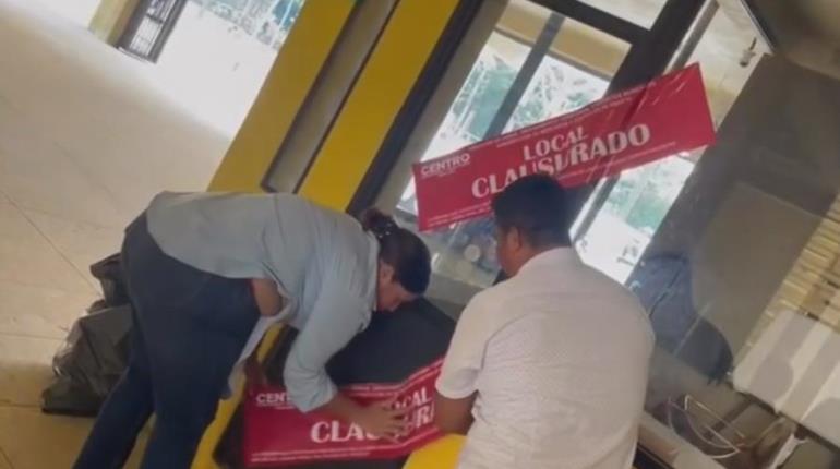 Clausura Centro barbería en el nuevo mercado de Gaviotas