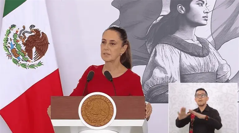 Confirma Sheinbaum presencia de buques de EE. UU. en el Mar Caribe