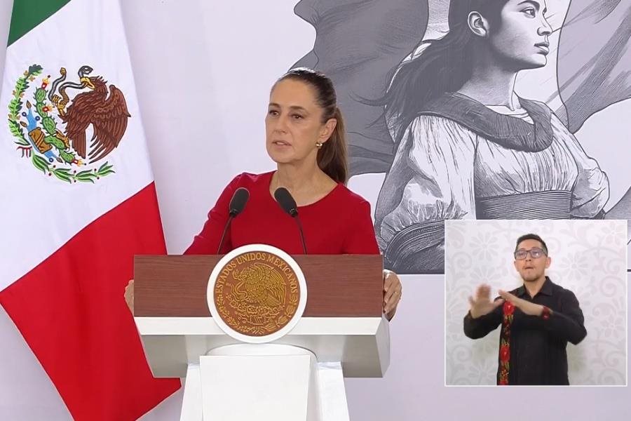 Confirma Sheinbaum presencia de buques de EE. UU. en el Mar Caribe