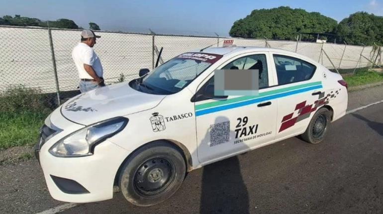 Ejecutan a conductor de taxi en la Villahermosa - Macuspana