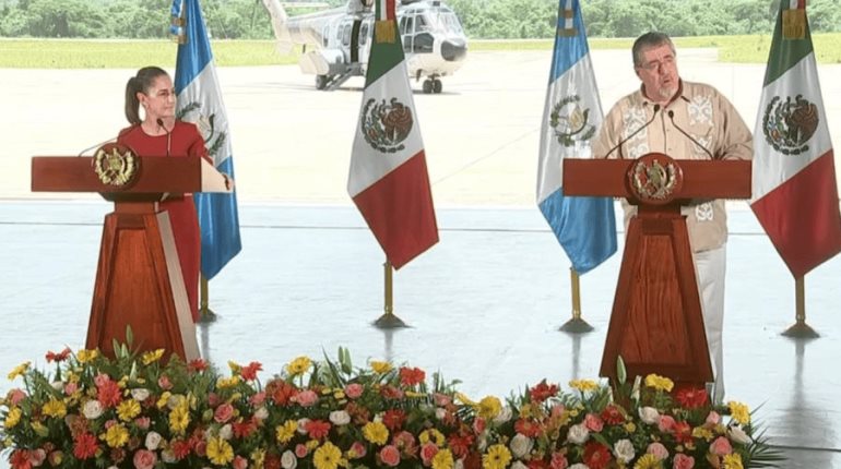 En reunión trilateral anuncian ampliación del Tren Maya a Guatemala y Belice