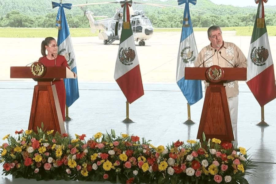 En reunión trilateral anuncian ampliación del Tren Maya a Guatemala y Belice