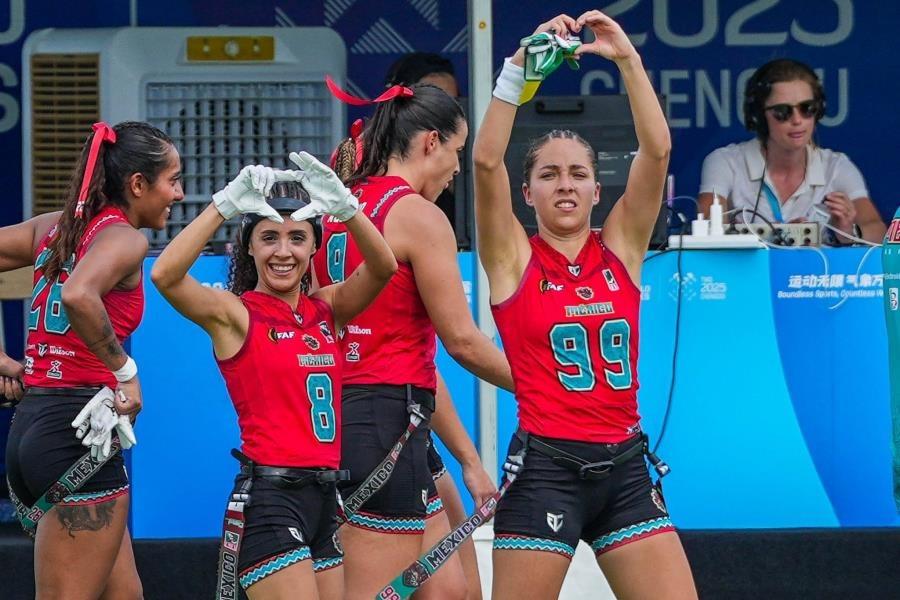 México y EE. UU. disputarán el oro en flag football femenil en Juegos Mundiales 2025