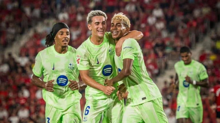 Barcelona debuta en La Liga con victoria 3-0 sobre Mallorca