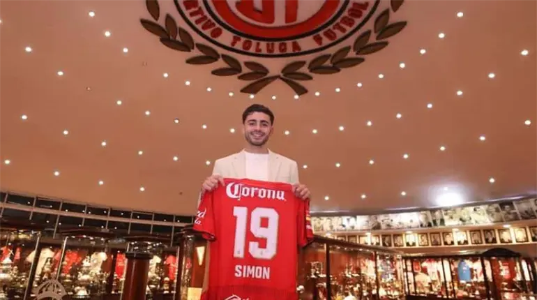 Santiago Simón es nuevo jugador del Toluca