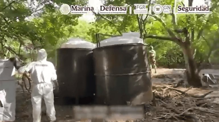 Desmantela Semar narcolaboratorio en Nayarit