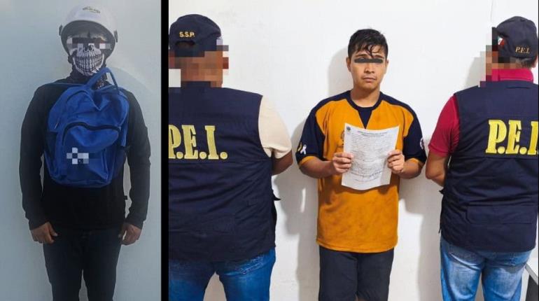 Arrestan a tabasqueño en Yucatán por robo con violencia a comercio