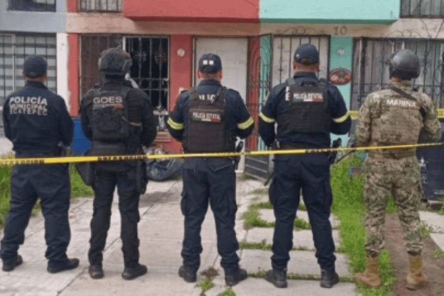 Incendio de inmueble descubre "narcobodega" en Edomex