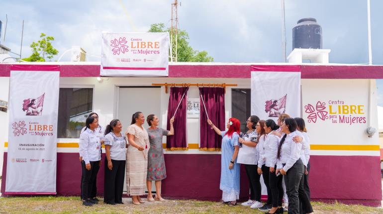 Sheinbaum inaugura Centro Libre para las Mujeres en Campeche