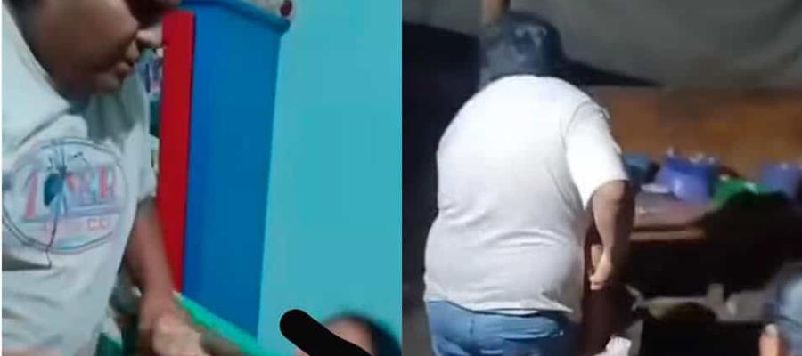 Destituyen a funcionario municipal de Yucatán tras ser grabado agrediendo a menor de edad
