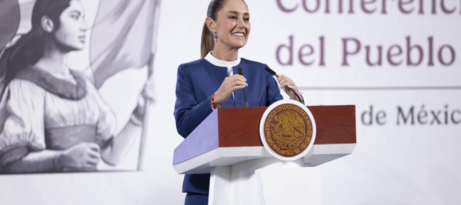 Sheinbaum rechaza sugerencia de distanciarse de AMLO; "cuanto coraje le tienen", reprocha a la derecha