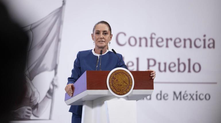 Sheinbaum arremete contra medios por afirmar que Gutiérrez Müller vivirá en España