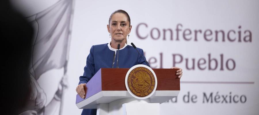 Sheinbaum arremete contra medios por afirmar que Gutiérrez Müller vivirá en España