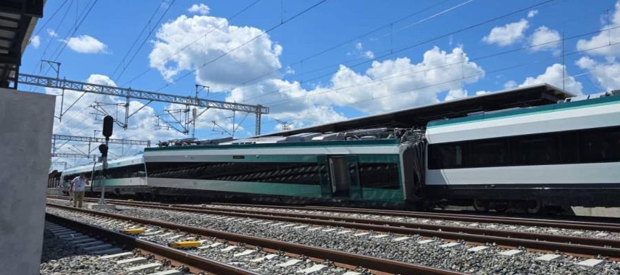 Descarrila Tren Maya en Izamal, Yucatán