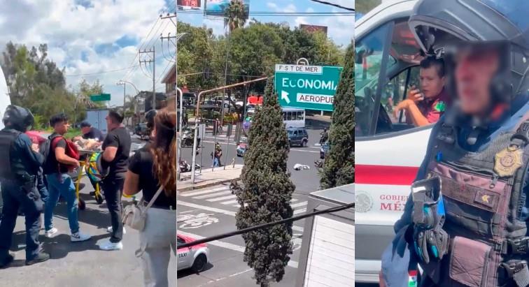 Policía de CDMX dispara y mata a motociclista en la Venustiano Carranza
