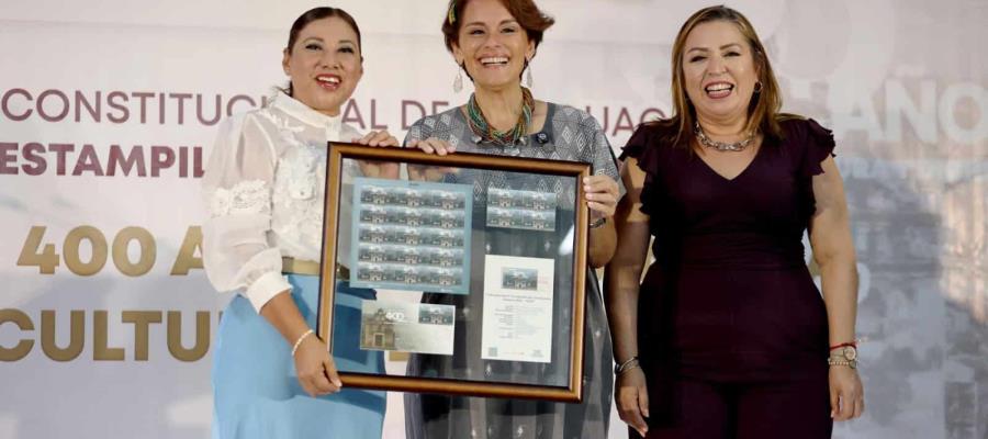 Desde Tabasco, Correos de México cancela estampilla conmemorativa de 400 años de la fundación de Cunduacán