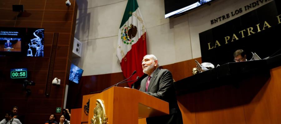 "No acostumbro a dar declaraciones" dice Adán Augusto al ser cuestionado si dejará coordinación de Morena en el Senado