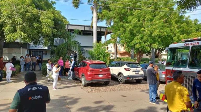 Conato de incendio provoca desalojo de al menos 50 personas en clínica del ISSSTE en Culiacán