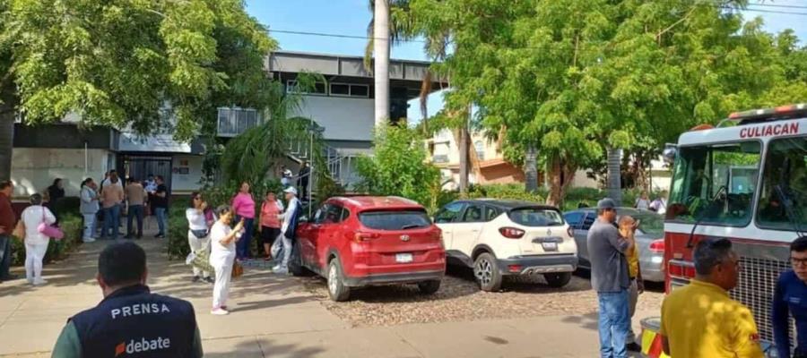 Conato de incendio provoca desalojo de al menos 50 personas en clínica del ISSSTE en Culiacán