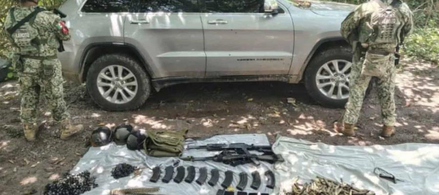 Desmantelan campamento del crimen organizado en Sinaloa