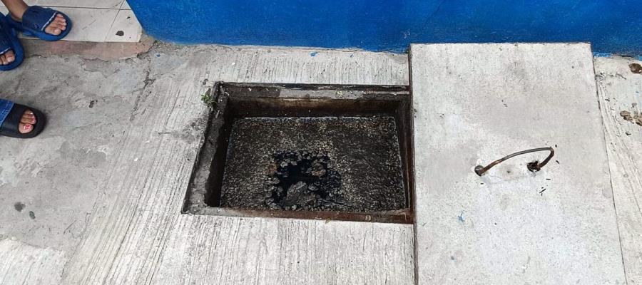 Invaden aguas negras viviendas en Indeco por drenajes principales colapsados