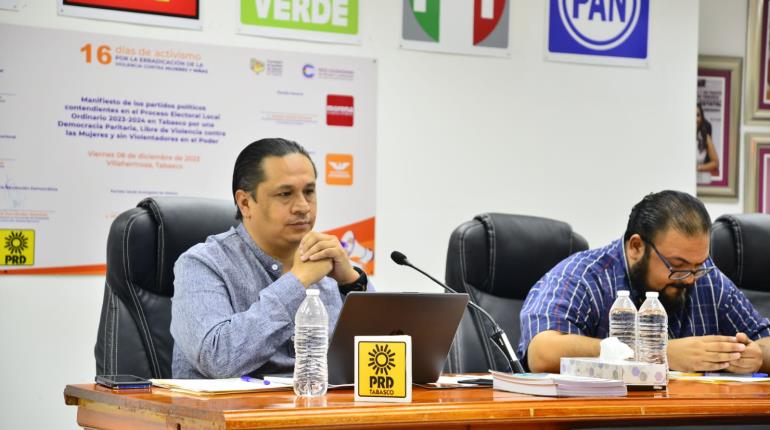 Consejeros del IEPC "fueron mayceados" por no atender sentencia de sala Xalapa por informes trimestrales del gobernador: PRD Tabasco
