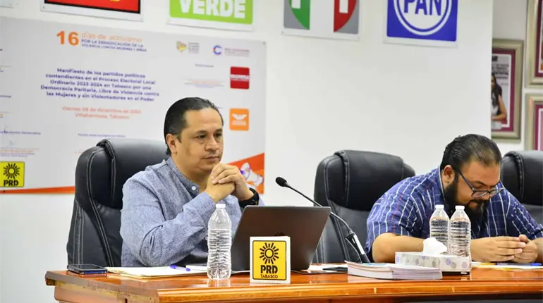 Consejeros del IEPC "fueron mayceados" por no atender sentencia de sala Xalapa por informes trimestrales del gobernador: PRD Tabasco