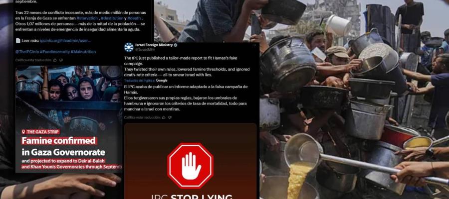 Declara ONU hambruna en Gaza; Israel rechaza el informe Declara ONU hambruna en Gaza; Israel rechaza el informe