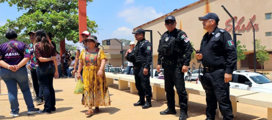 Refuerzan evento de motonáutica con 200 elementos de la PEC Refuerzan evento de motonáutica con 200 elementos de la PEC