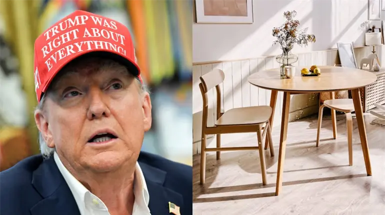 Trump anuncia aranceles a muebles importados; México de los más afectados