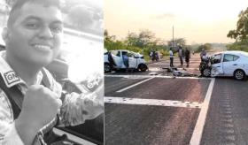 Fallece civil y Guardia Nacional centleco en choque frontal en la Coatzacoalcos-Villahermosa