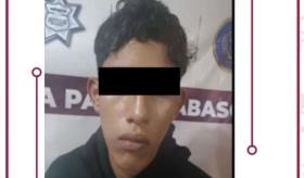 Lo detienen con arma de fuego y droga en Iquinuapa