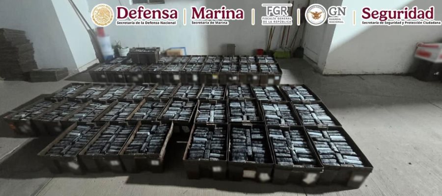 Decomisan mil 201 paquetes de cocaína en Sonora; iban ocultos en un tráiler