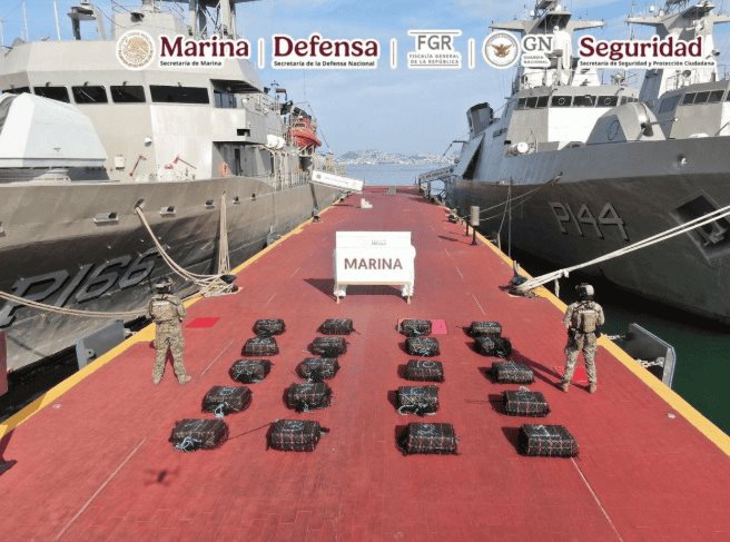 Incauta Semar 601 kilos de drogas en costas de Guerrero por segundo día consecutivo Incauta Semar 601 kilos de drogas en costas de Guerrero por segundo día consecutivo