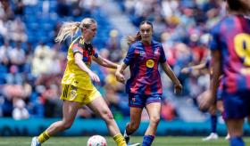 En partido amistoso, Barcelona femenil vence al América