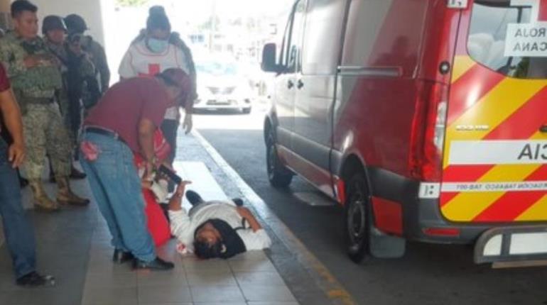 Adulto mayor sufre accidente en el ADO de Villahermosa