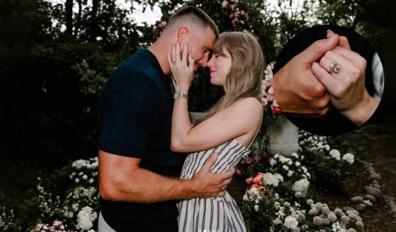 ¡Dijo sí! Taylor Swift y Travis Kelce se casarán
