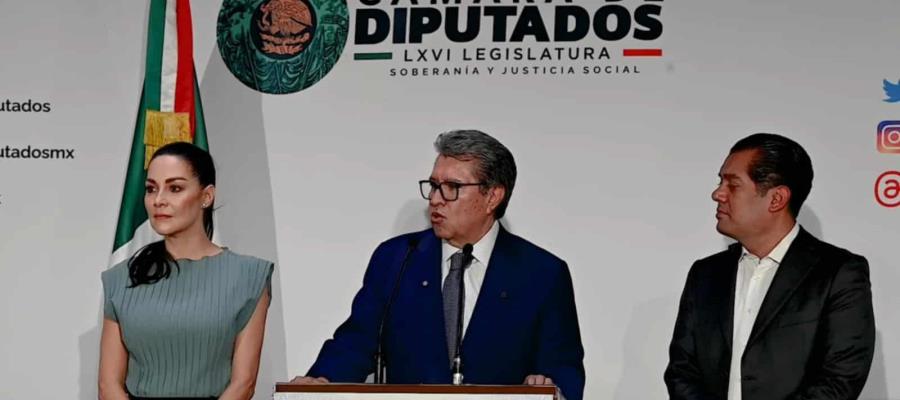Monreal confirma que PAN presidirá Cámara de Diputados