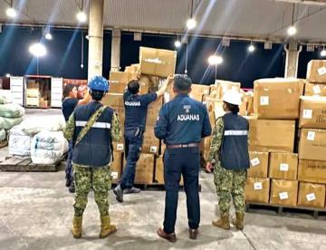 Embargan 10 millones de cigarros y otras mercancías ilegales en aduanas