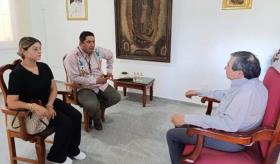 Se reúnen Diócesis de Tabasco y Procuraduría Agraria por regularización de ermitas