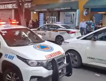 Extranjera resulta herida de bala tras ser asaltada a las afueras de hotel en la CDMX